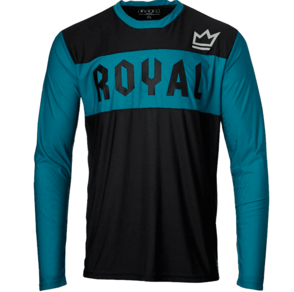 JERSEY ROYAL RACING APEX LS STEEL BLUE/BLACK