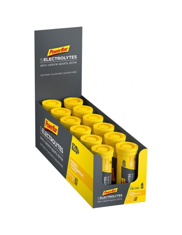 POWERBAR TABLETAS 5 E TABS MANGO-PASSIONFRUIT