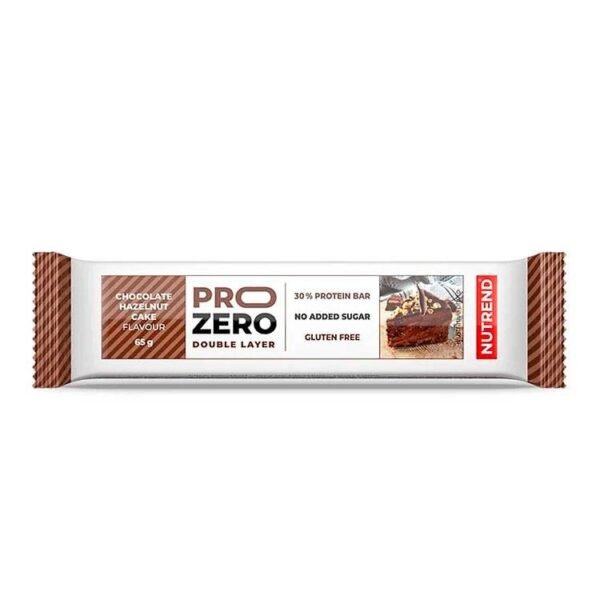 logo-nutrend-4-1.jpg Pro Zero Bar Nutrend chocolate hazelnut cake 65gr